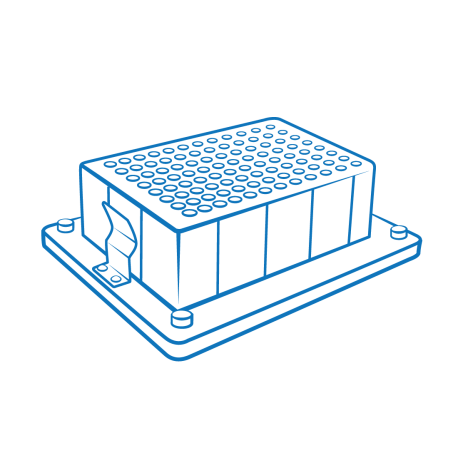 B-2SL, Bloque para una placa Deep-Well Starlab® 1200 μl